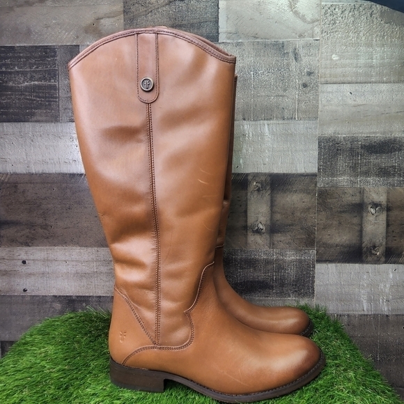 New FRYE Marissa Medallion Inside Zip Tall Boot Sz 9.0 - Picture 5 of 10